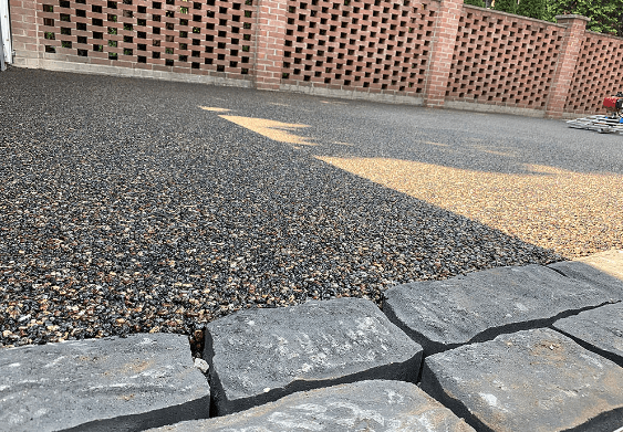 permeable resin bound aggregate driveway in Toronto
