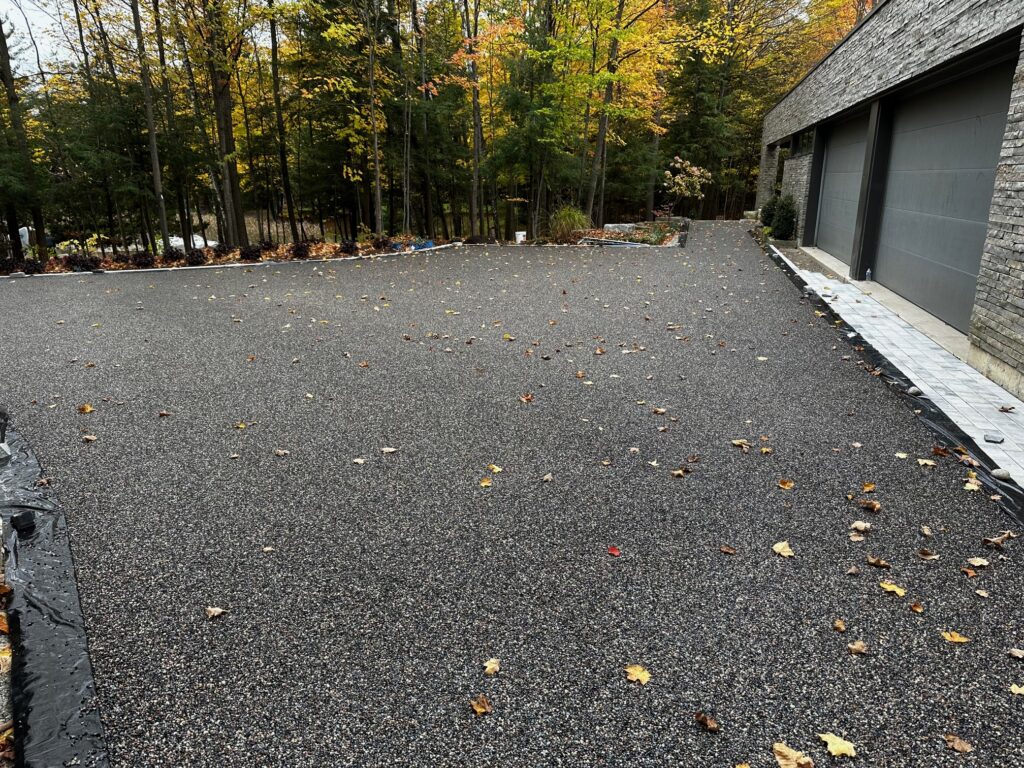 caledon permeable driveway by dream pave