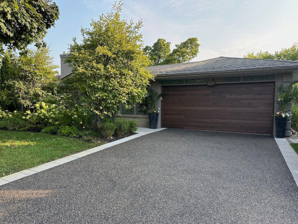 permeable driveway in oakville by dream pave