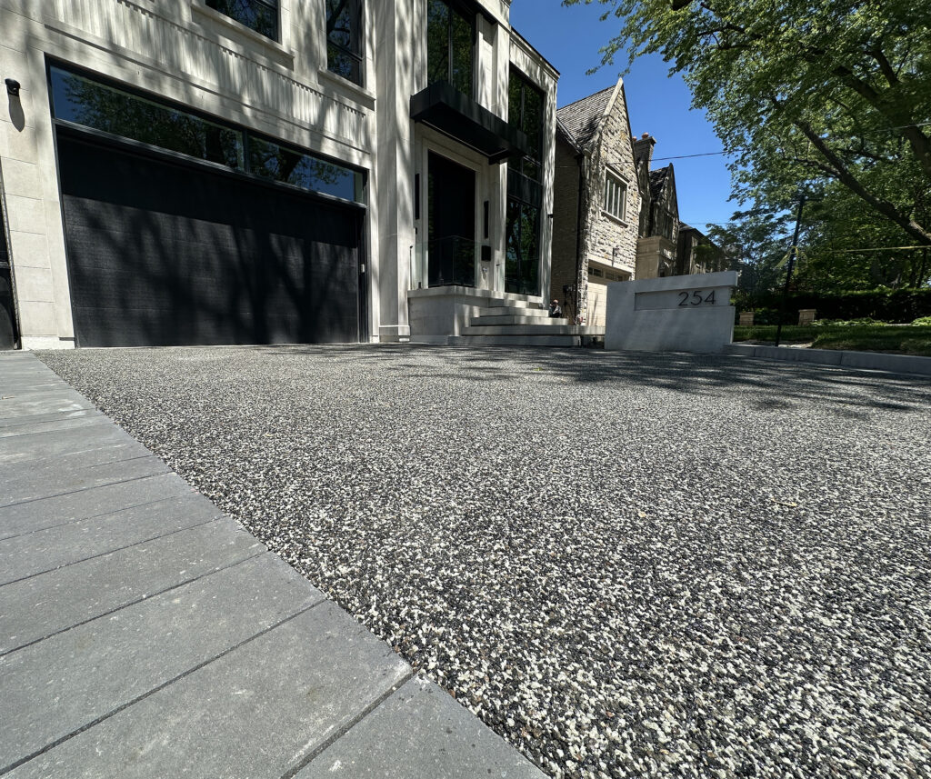 permeable resin bound aggregate driveway by dream pave
