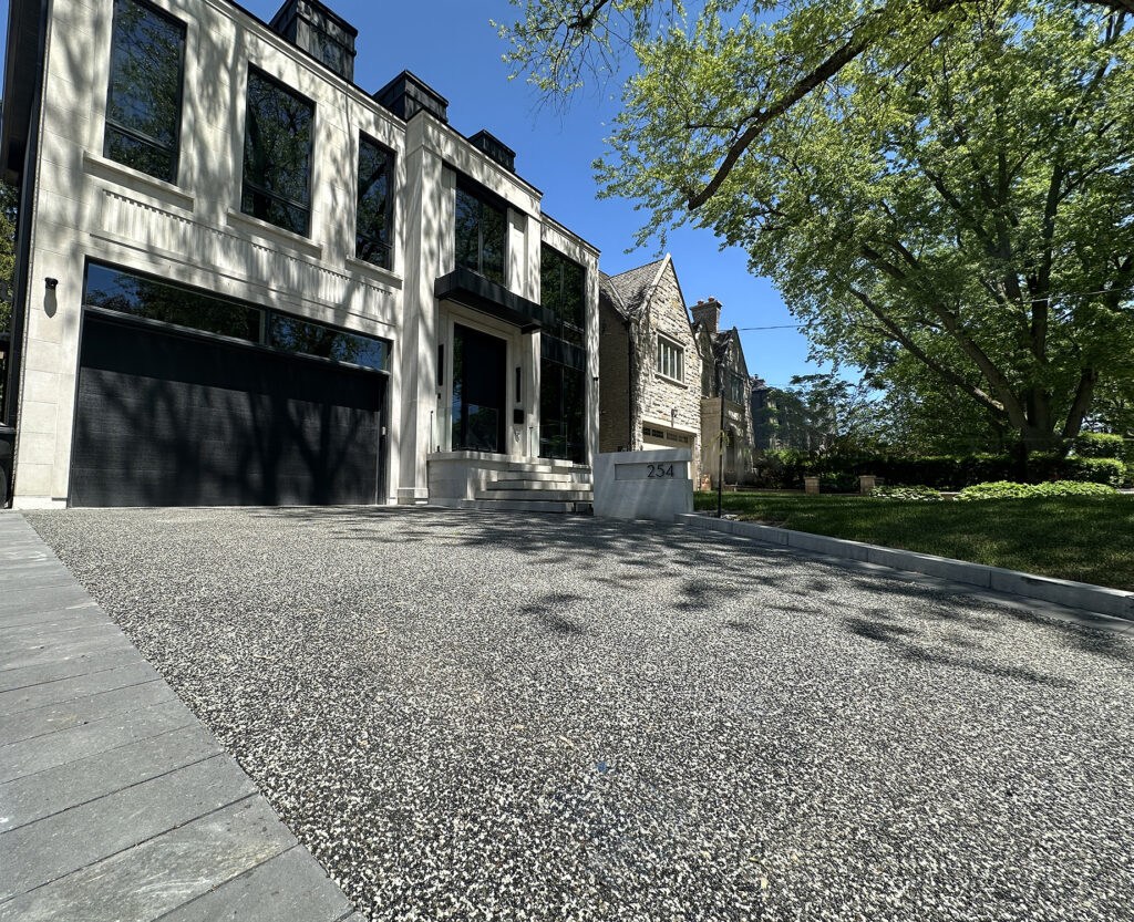 permeable resin bound aggregate driveway by dream pave