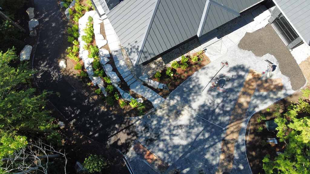 permeable driveway installation by dream pave